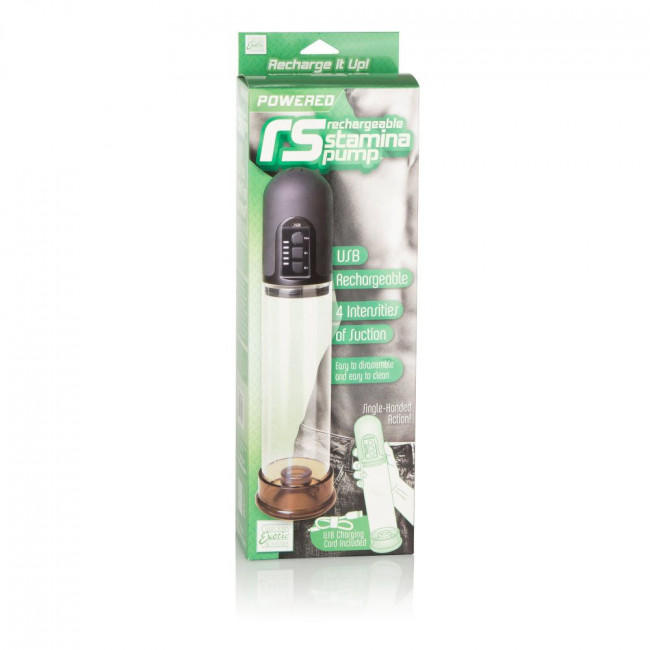 Автоматическая перезаряжаемая помпа Rechargeable Stamina Pump, California Exotic Novelties Автоматическая перезаряжаемая помпа Rechargeable Stamina Pump, California Exotic Novelties
