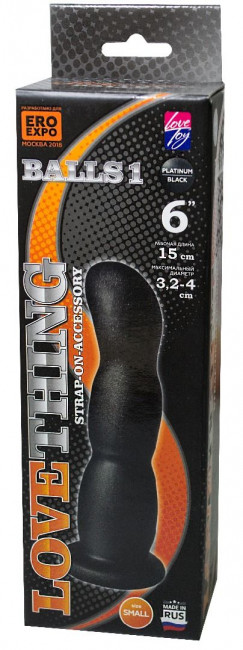 Насадка харнесс Balls 1 - 15 см., LOVETOY (А-Полимер) Насадка харнесс Balls 1 - 15 см., LOVETOY (А-Полимер)