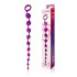 Фиолетовая фигурная анальная цепочка Cosmo - 32 см., Bior toys