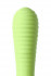 Лаймовый мини-вибратор S-HANDE MINI 2 с ребрами - 11,8 см., S-HANDE