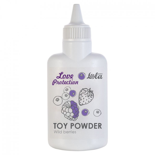 Пудра для игрушек Love Protection с ароматом лесных ягод - 30 гр., Lola toys