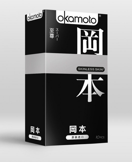 Презервативы OKAMOTO Skinless Skin Super ассорти - 10 шт., Okamoto