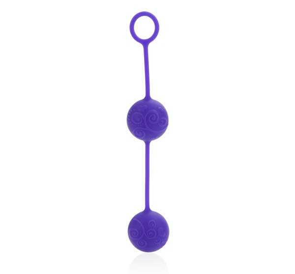 Фиолетовые вагинальные шарики Posh Silicone “O” Balls, California Exotic Novelties