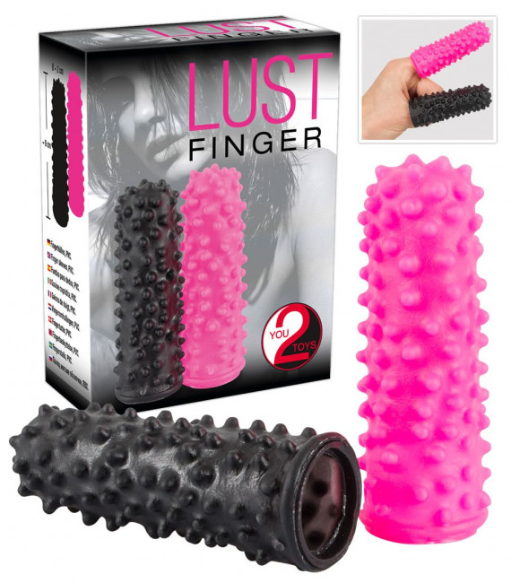 Набор из 2 насадок на пальцы Lust Finger, Orion