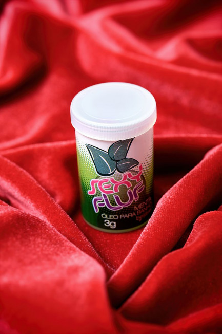 Масло для ванны и массажа SEXY FLUF с мятным ароматом - 2 капсулы (3 гр.), INTT
