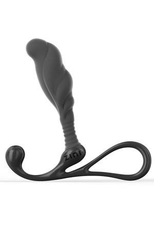 Средний черный массажер простаты ZINI JANUS ANTI-SHOCK, ZINI