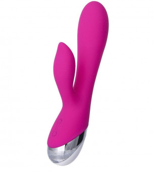 Розовый перезаряжаемый вибратор Erotist - 19 см., Erotist