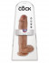 Фалоимитатор-мулат на присоске 11" Cock with Balls - 28 см., Pipedream