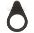 Чёрное эрекционное кольцо LIT-UP SILICONE STIMU RING 1 BLACK, Dream Toys
