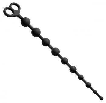Анальные бусы Captivate Me 10 Bead Silicone Anal Beads - 34 см., XR Brands