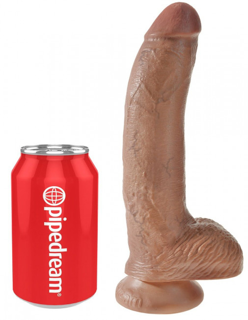Фаллоимитатор-мулат 9" Cock with Balls - 22,9 см., Pipedream Фаллоимитатор-мулат 9" Cock with Balls - 22,9 см., Pipedream