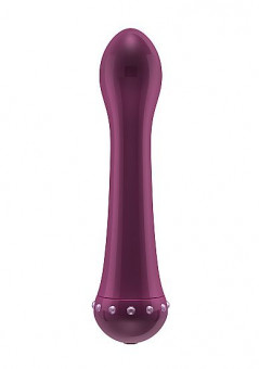 Вибратор с кристаллами The Diamond Purple - 16,5 см., Shots Media BV