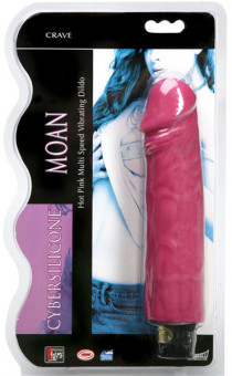 Вибратор с регулируемой скоростью из киберсиликона - 18 см., Dream Toys