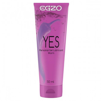 Согревающий лубрикант на водной основе Egzo Yes - 50 мл., EGZO