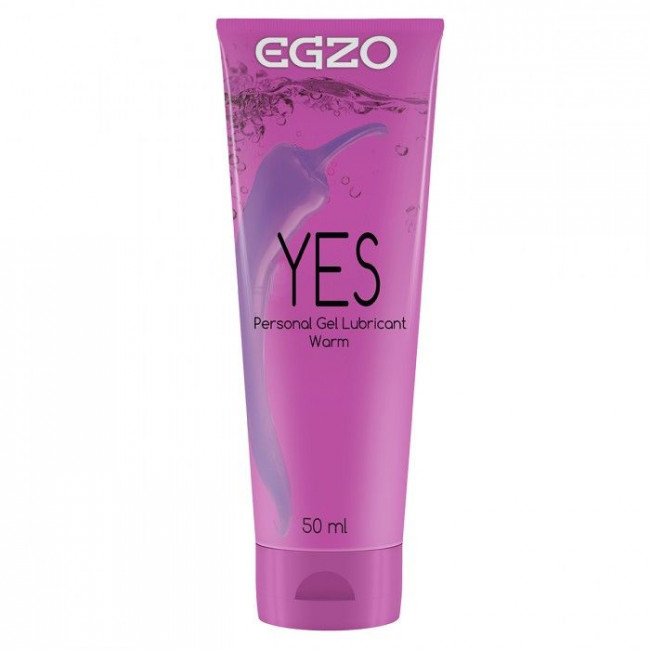 Согревающий лубрикант на водной основе Egzo Yes - 50 мл., EGZO
