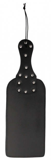 Черная шлепалка Studded Paddle - 38 см.