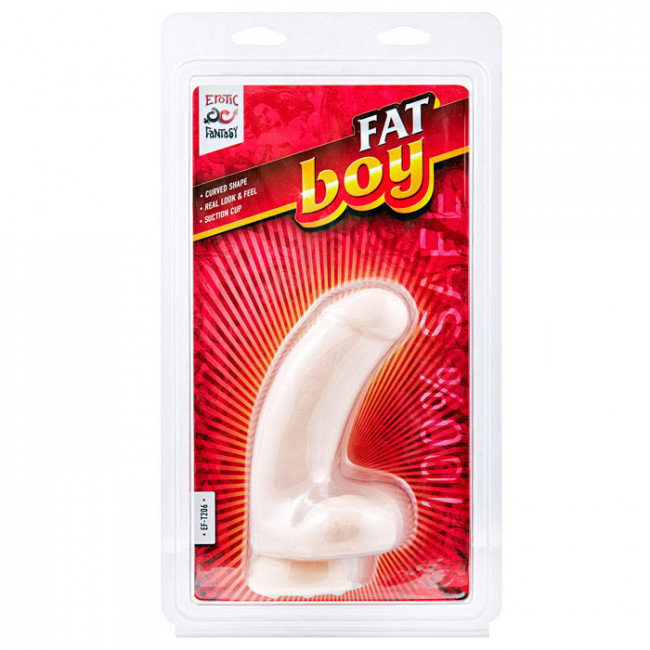 Изогнутый дилдо Fat Boy - 17 см., Erotic Fantasy Изогнутый дилдо Fat Boy - 17 см., Erotic Fantasy