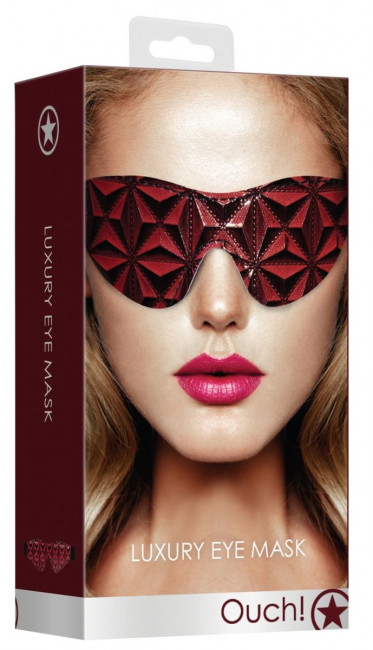 Красно-черная маска на глаза закрытого типа Luxury Eye Mask Красно-черная маска на глаза закрытого типа Luxury Eye Mask