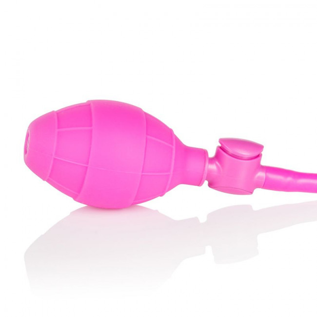 Розовый анальный расширитель Booty Call Booty Pumper Small - 9,5 см., California Exotic Novelties