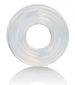 Прозрачное эрекционное кольцо Premium Silicone Ring Medium, California Exotic Novelties