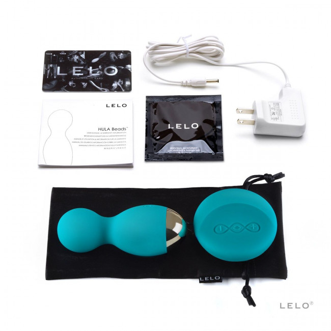Вагинальные шарики Hula Beads Ocean Blue с ДУ, Lelo Вагинальные шарики Hula Beads Ocean Blue с ДУ, Lelo