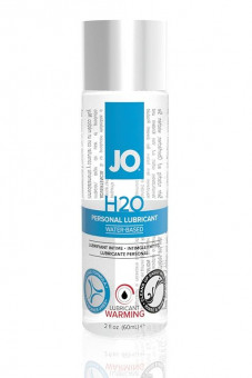 Возбуждающий лубрикант на водной основе JO Personal Lubricant H2O Warming - 60 мл., System JO