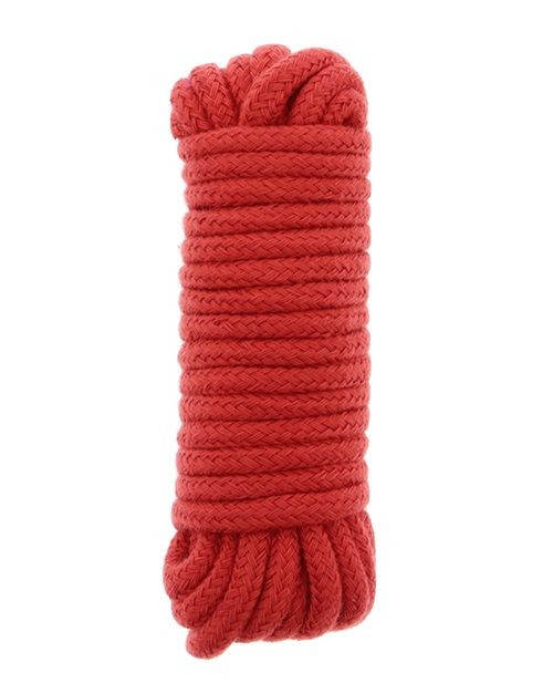 Красная веревка для связывания BONDX LOVE ROPE - 5 м., Dream Toys