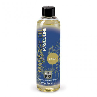 Массажное масло Massage Oil Masculine Amber - 250 мл., Shiatsu