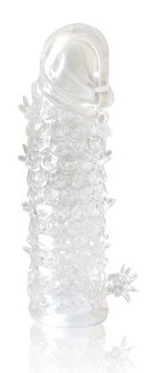 Закрытая прозрачная рельефная насадка Crystal sleeve - 13 см., Bior toys