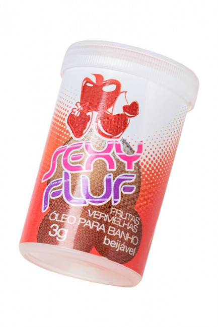 Масло для ванны и массажа SEXY FLUF с фруктовым ароматом - 2 капсулы (3 гр.), INTT