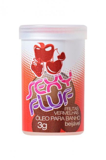 Масло для ванны и массажа SEXY FLUF с фруктовым ароматом - 2 капсулы (3 гр.), INTT