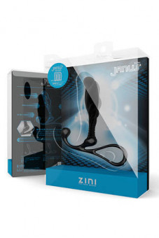 Большой черный массажер простаты ZINI JANUS ANTI-SHOCK, ZINI