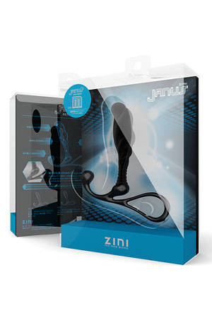 Большой черный массажер простаты ZINI JANUS ANTI-SHOCK, ZINI Большой черный массажер простаты ZINI JANUS ANTI-SHOCK, ZINI
