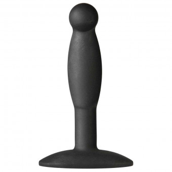Черная анальная пробка Platinum Premium Silicone - The Minis - Smooth Small - Black S, Doc Johnson