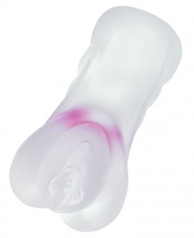 Прозрачный реалистичный мастурбатор Juicy Pussy Crystal Rose, ToyFa