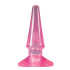 Розовая анальная пробка с вибропулей Passion Plug - 10,5 см., Toy Joy