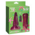 Розовая анальная пробка с вибропулей Passion Plug - 10,5 см., Toy Joy