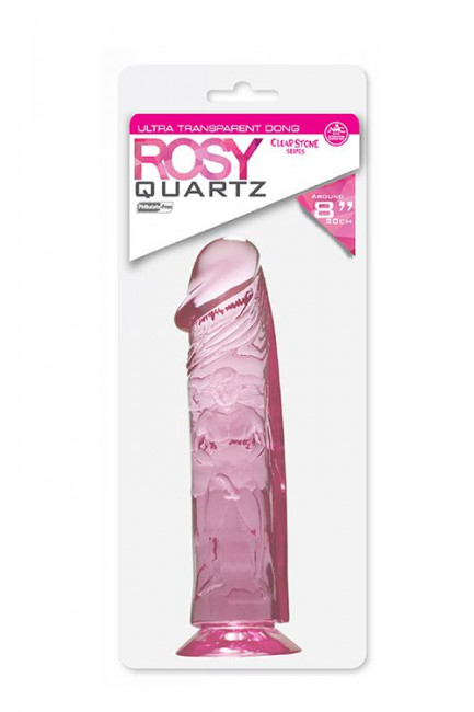 Розовый фаллоимитатор QUARTZ ROSY 8INCH PVC DONG - 20 см., NMC Розовый фаллоимитатор QUARTZ ROSY 8INCH PVC DONG - 20 см., NMC